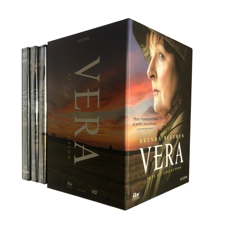 Vera Season 1-10 34DVD DISCS box set region 1 dvd movies tv series in bulk free shipping factory supply wholesale dvd cd blu ray