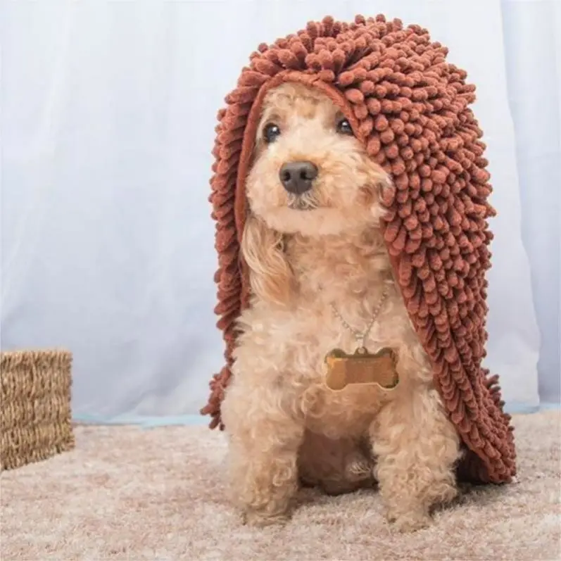 Pets Cleaning Cloth Quick Dry Soft Pet Absorbent Towel Cat Dog Bath Towel