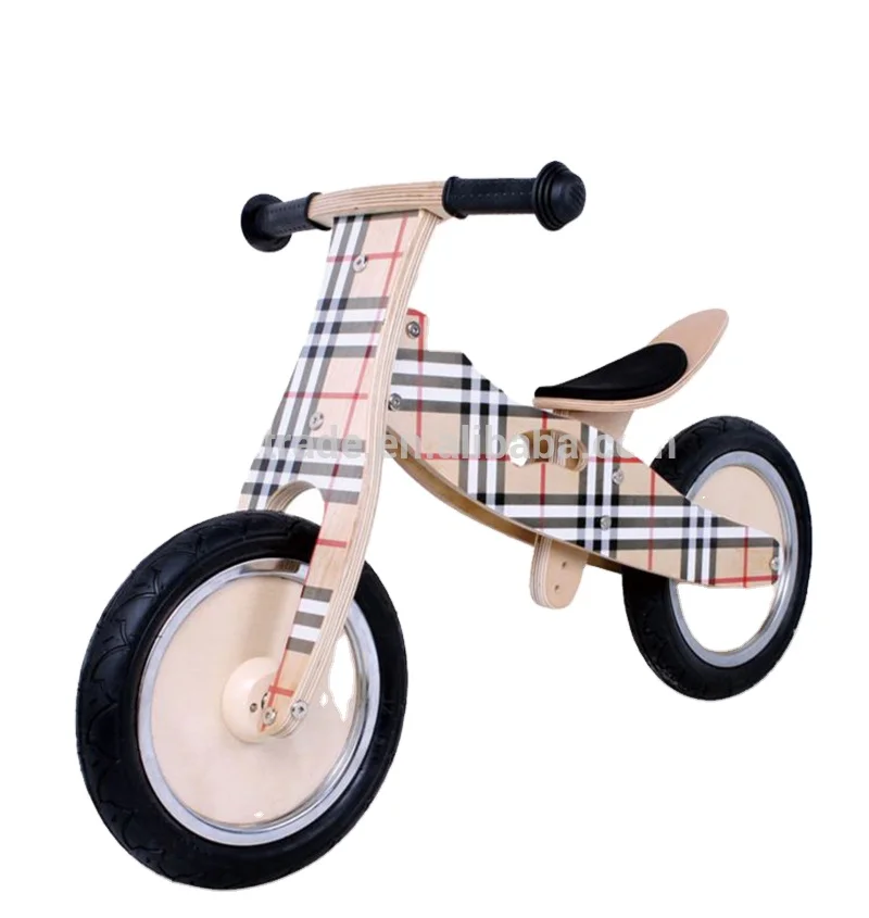 2021 hot selling kids wooden balance bike children wooden bicycle