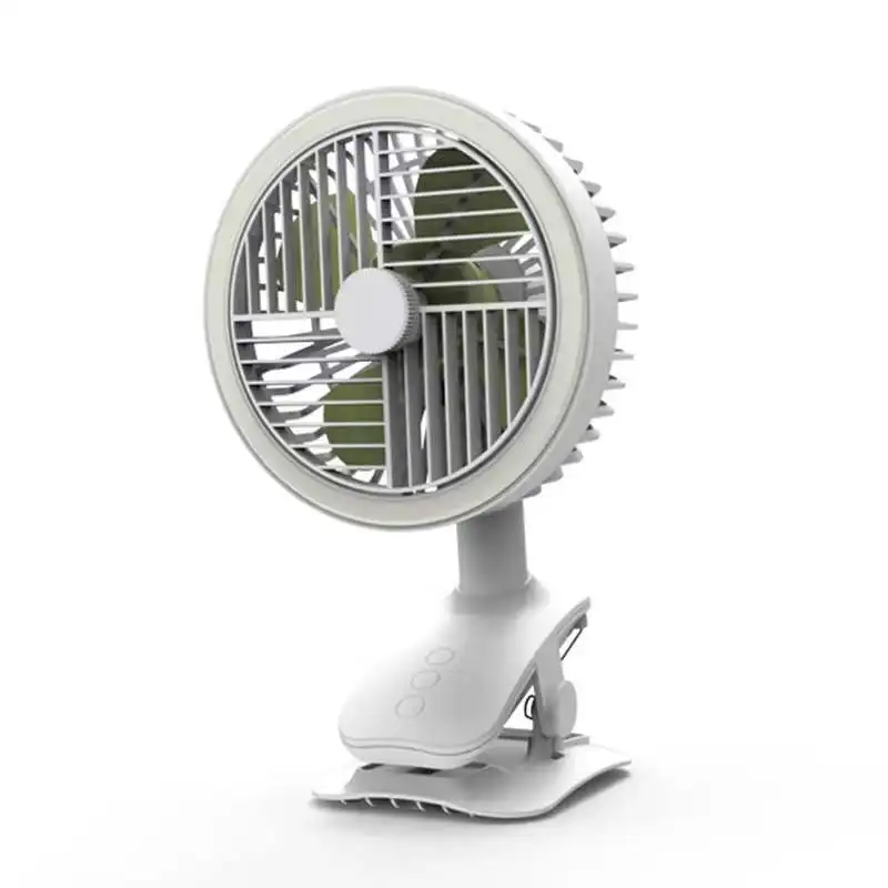 Portable Fan 3 Speeds Strong Airflow Mini Fan 360 Rotation Adjustment Clip USB Fan for Office Bedroom