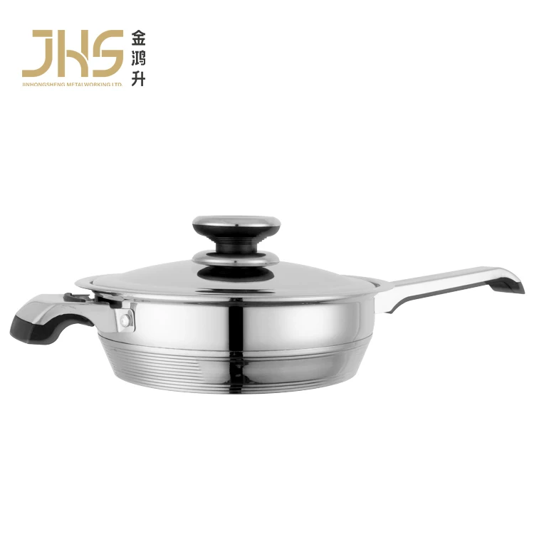 Panelas Ollas Des marmites de Batterie de cuisine en acier inoxydable marmites cuisine Ollas 16pcs stainless steel cookware set