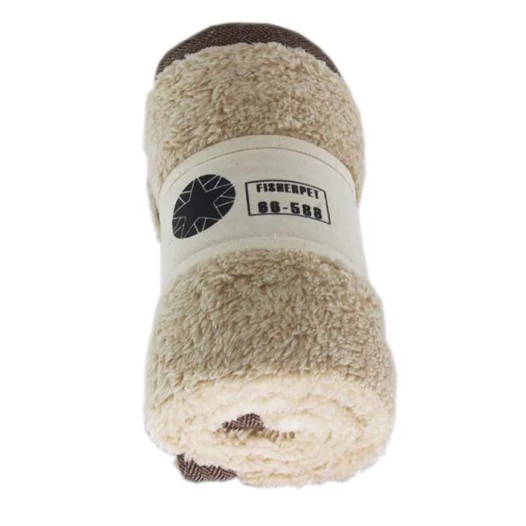 B161 soft printed  sherpa blanket for cat and dog pet throw