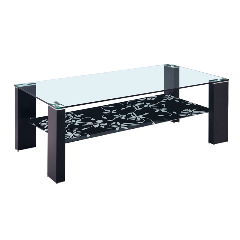 
European Design Luxury Living Room Centre Modern tampered Coffee Tea Table 
