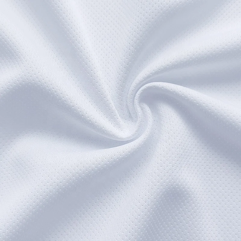 breathable wicking 100 polyester knitted fabric bird eye mesh fabric for sublimation print