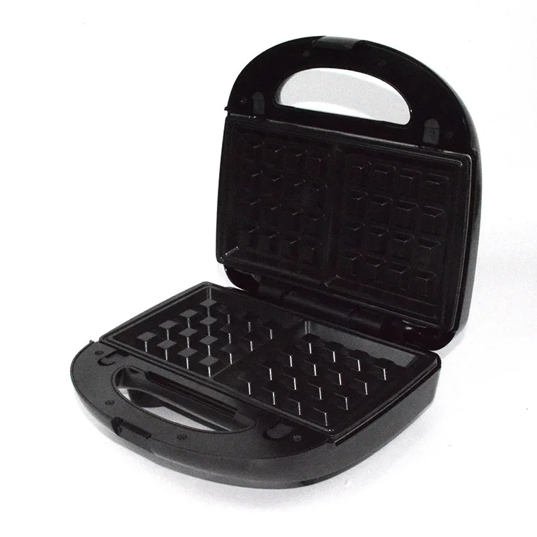 LUCKY FEEL SK-902 Hot Sale Multi-function 3 in 1 Mini Kitchen Interchangeable Waffle Sandwich Cup Cake Maker With 2 Plates