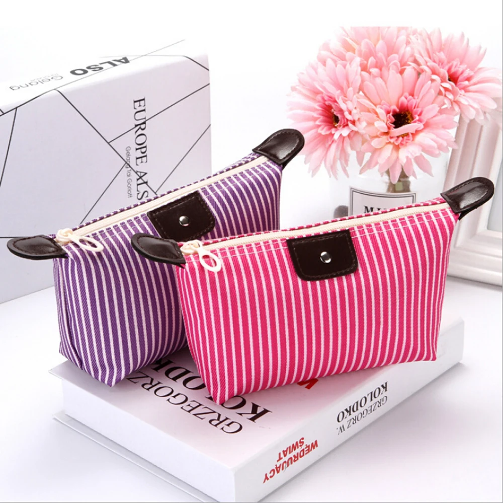 
Custom Logo Wholesale Cosmetiqueras Waterproof Zipper Makeup Bag Organizer Pouches Travel Cosmetic Bags 