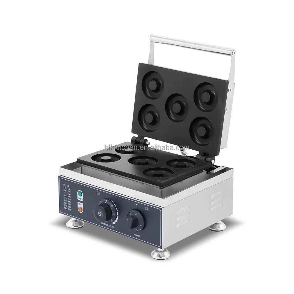 Street food snacks making machine donut maker with 5 holes