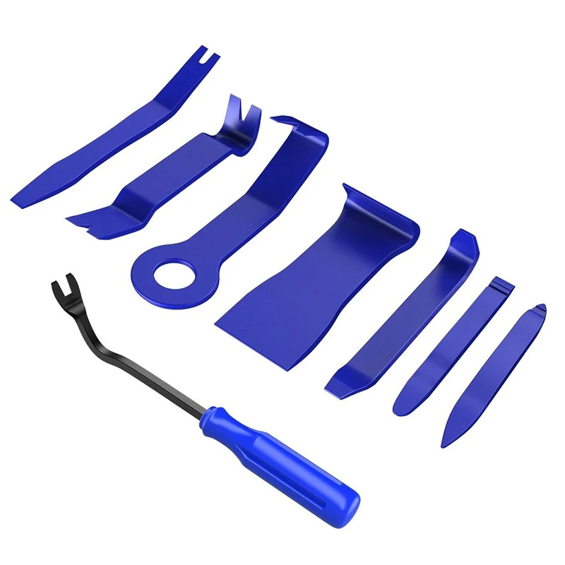 8PCS Car Auto Trim Scratch Removal Audio Dash Panel Window Molding Fastener Remover Tool Kit
