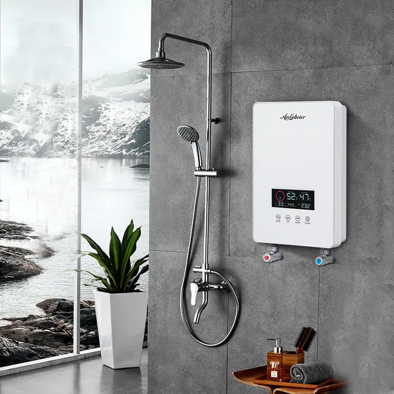 Competitive Price 220v 8000w fast heating instant water heater bathroom shower hot mini electric water heater for shower