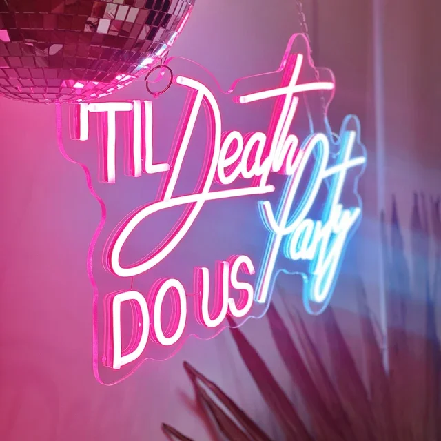 Outdoor custom neon sign made led advertising welcome neon sign wedding 12V neon sign light