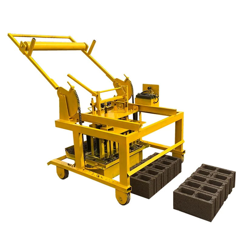 Direct Supply Qmy4-45D Mobile Brick Making Machinery Diesel Powered Brick Making Machine