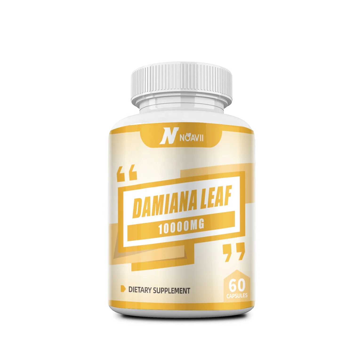 Private Label Support Damiana Leaf Extract 10:1 Equivalent to 10000mg Dietary Suppements  Damiana Capsules