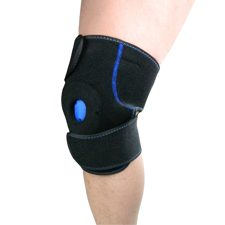 Flexible Knee Ice Pack Support Brace Wrap with cold Gel Packs for Hot and Cold Therapy