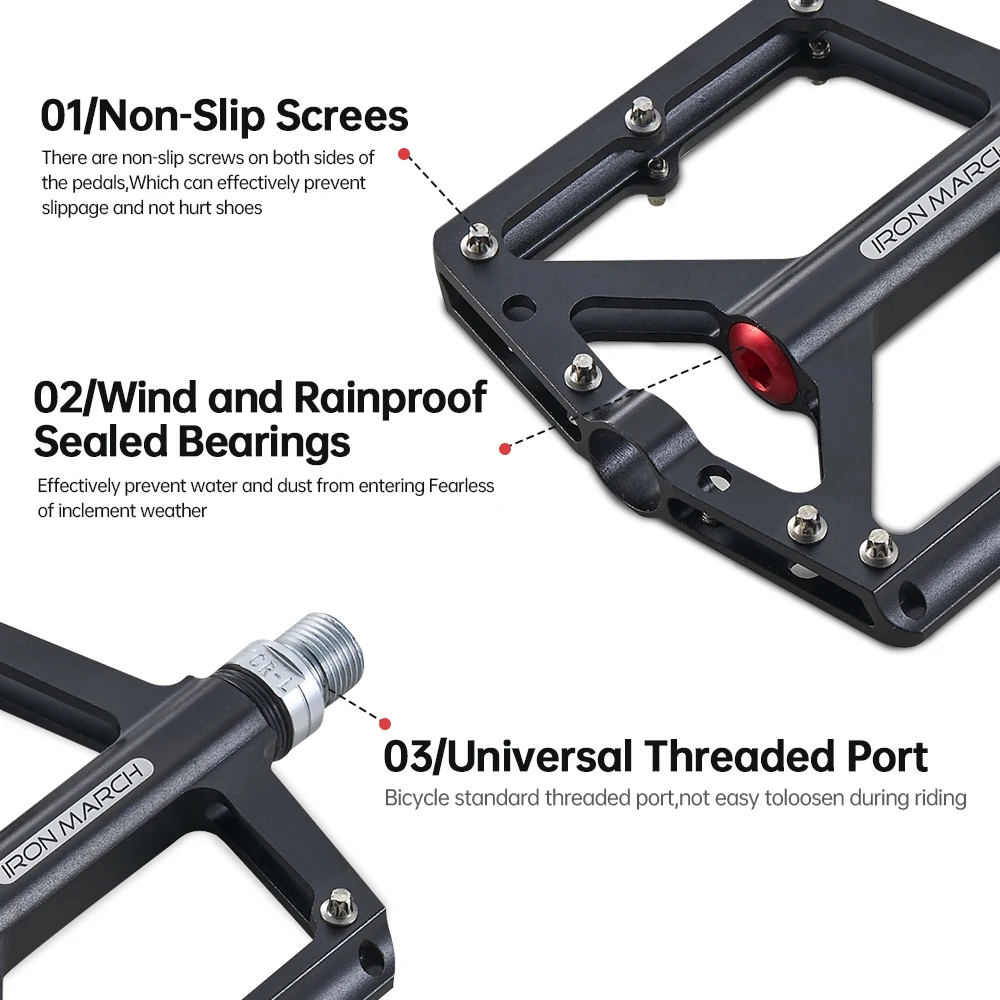 Aluminum/Alloy ALNC-636 Good safety performance colorful 96*101*18mm mtb bicycle pedal Bmx Pedals Road /Single Speed Pedal