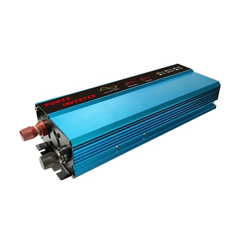 Новая Модель Инвертора немодулированного синусоидального сигнала DC 12V 24V AC 110V 220V 1000W 2000w с двойным