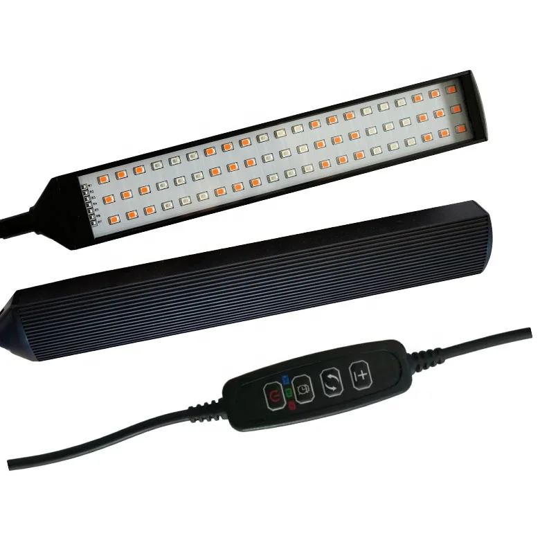 6W SMD 2835 2 Flaxiable Head Clip Full Spectrum Indoor LED Plants Seedling Grow Light