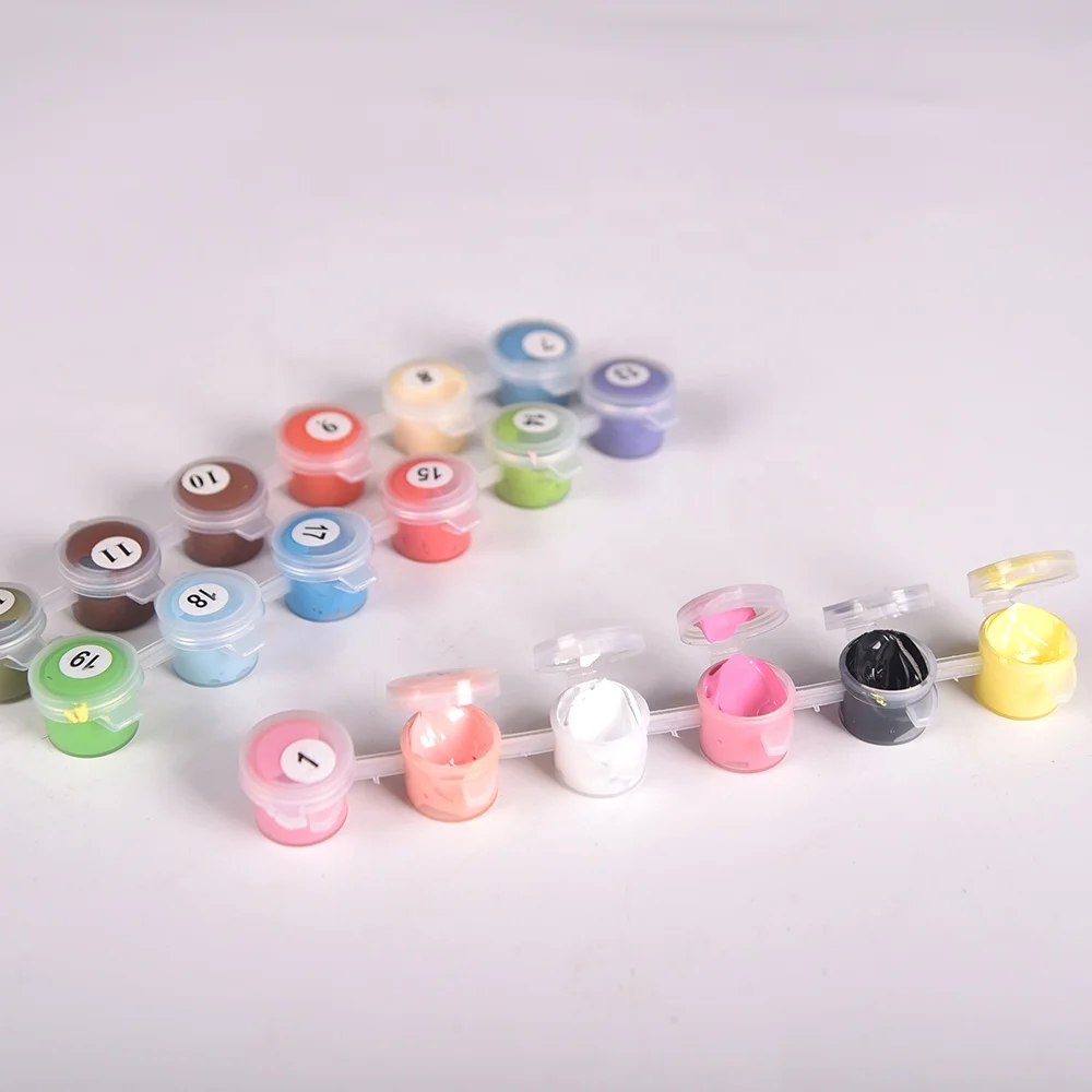 Paint by Number Amazing Grace Scenery With Frame And Free Table Easel