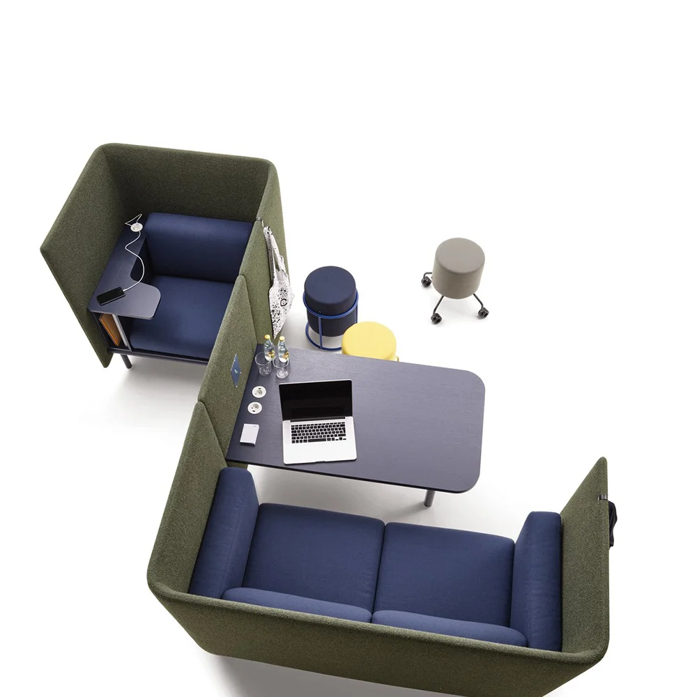 
North American Ash Good Privacy High Back Coconut Upholstery Fabric New York Dining Design Sofa 