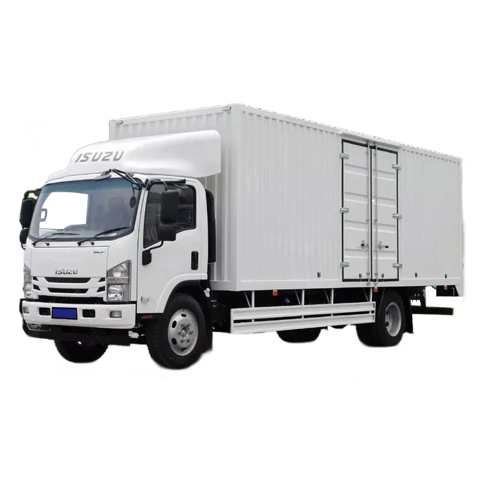 ISUZU 700p 4x2 190HP 5-9tons LHD elf box cargo van truck