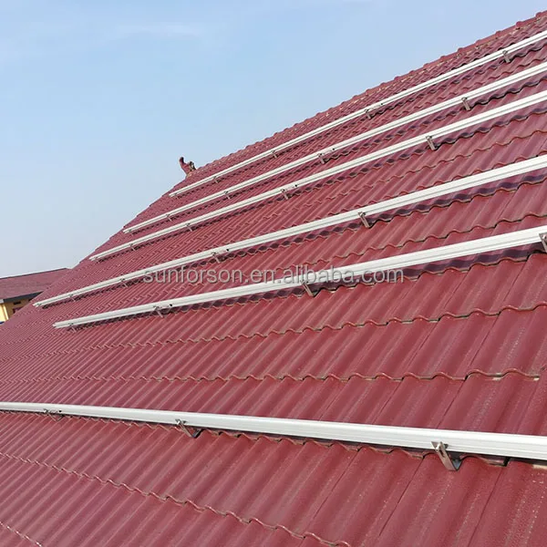 Солнечные панели крепление системы черепицы зажим для крыши PV монтажный комплект Солнечный крюк