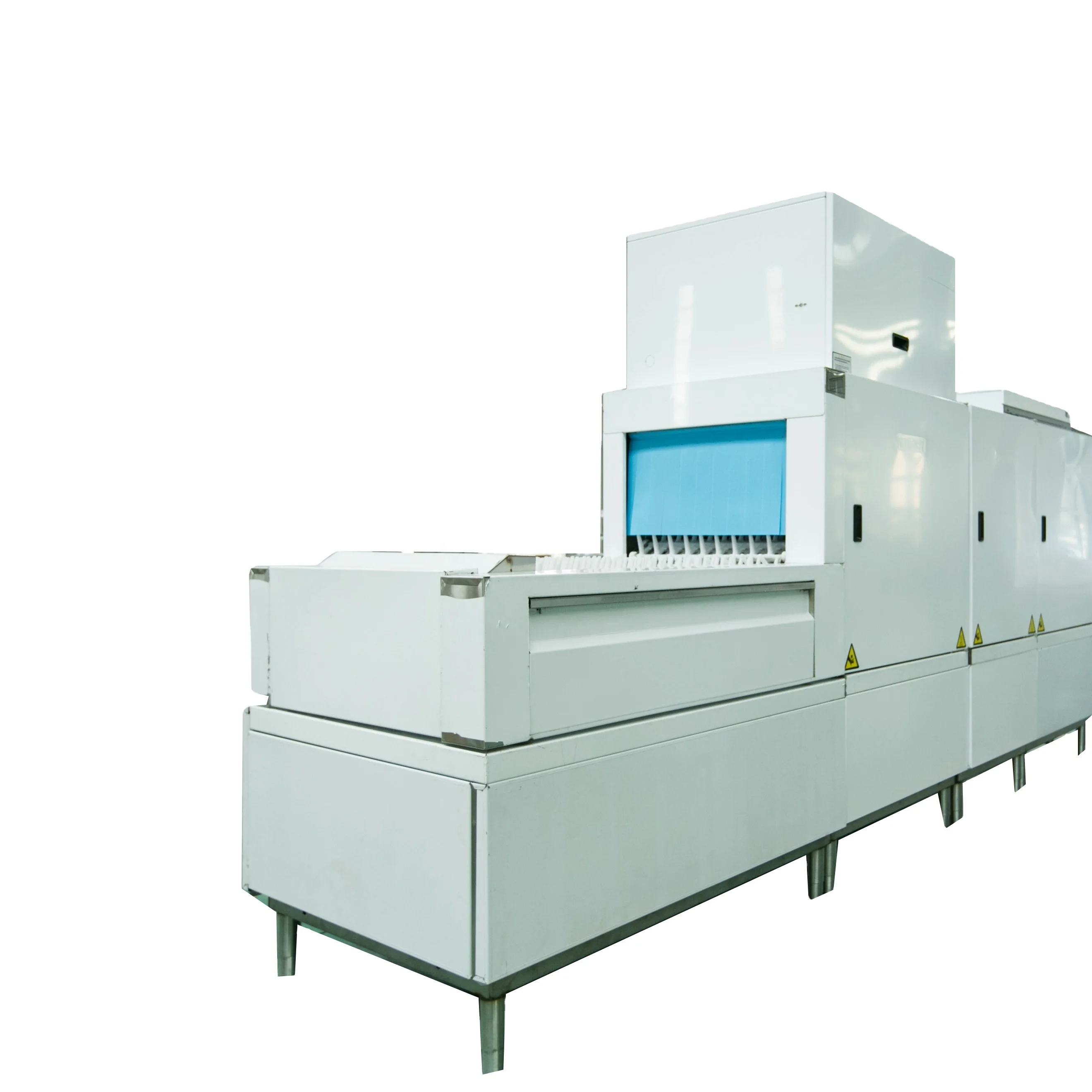 2021high quality long tunnel type industrial stainless steel commercial dishwasher washing machine for hotel restaurant