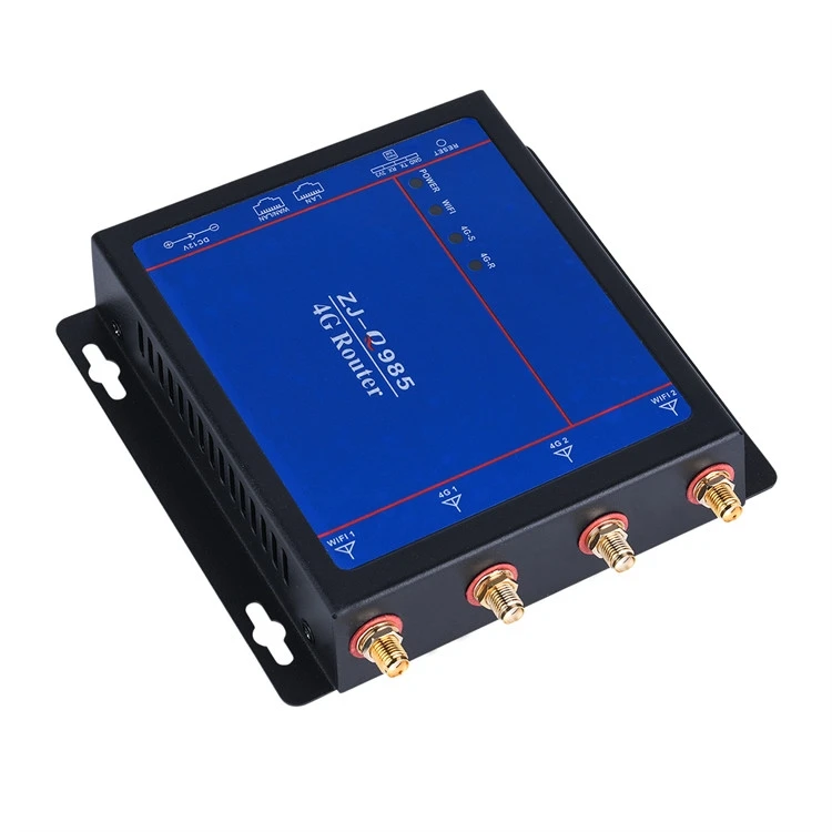 Indoor 4G Router Cpe CAT4 with 100M port 2.4ghz WiFi Router With Sim Slot