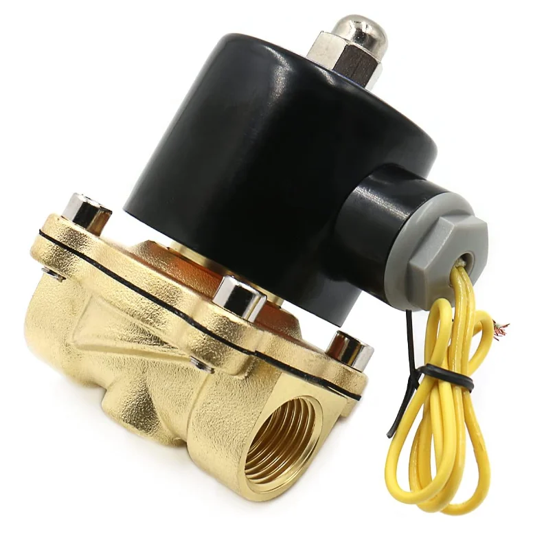 Electric Solenoid Valve Water DC 12V N/C Valve Air 2W-160-15 Normally Closed High Pressure Solenoid Valve