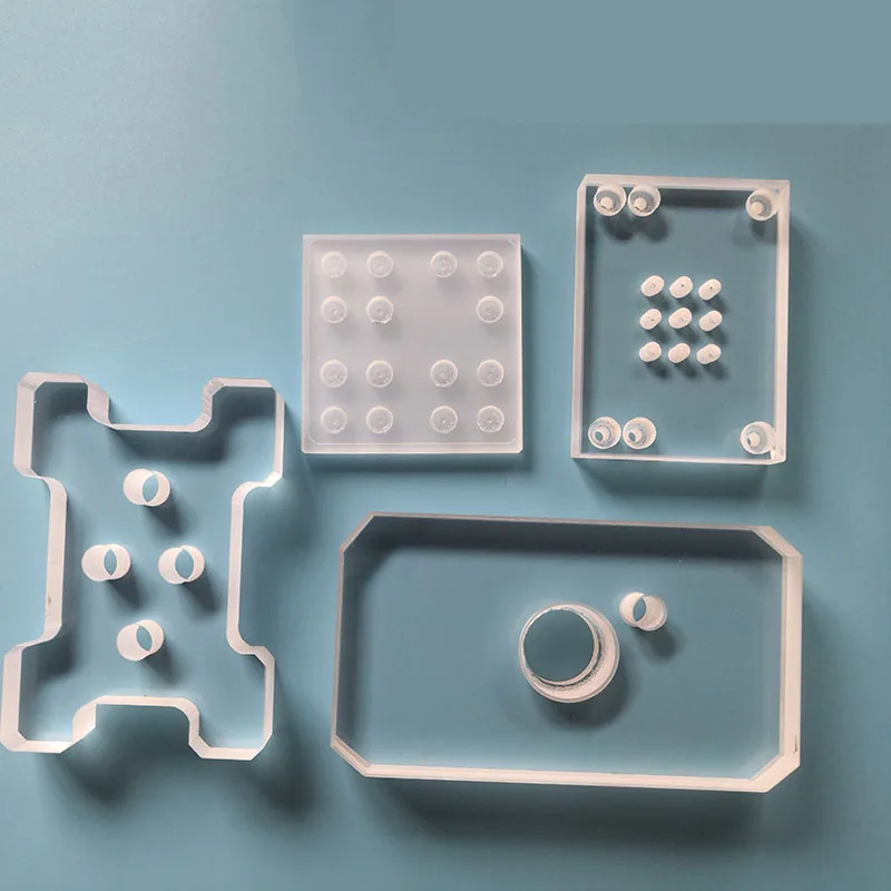 
QH thick square quartz disc Customized Glass Products 