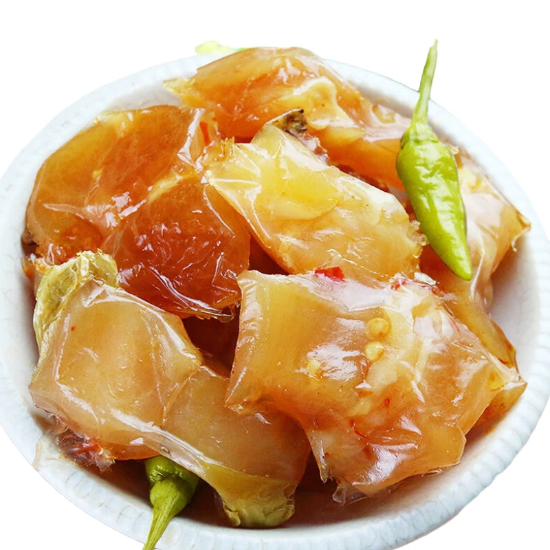 Wholesale cooked Beef tendon Pickled pepper flavor good quality delicious high nutritional value Chinese halal food 300g