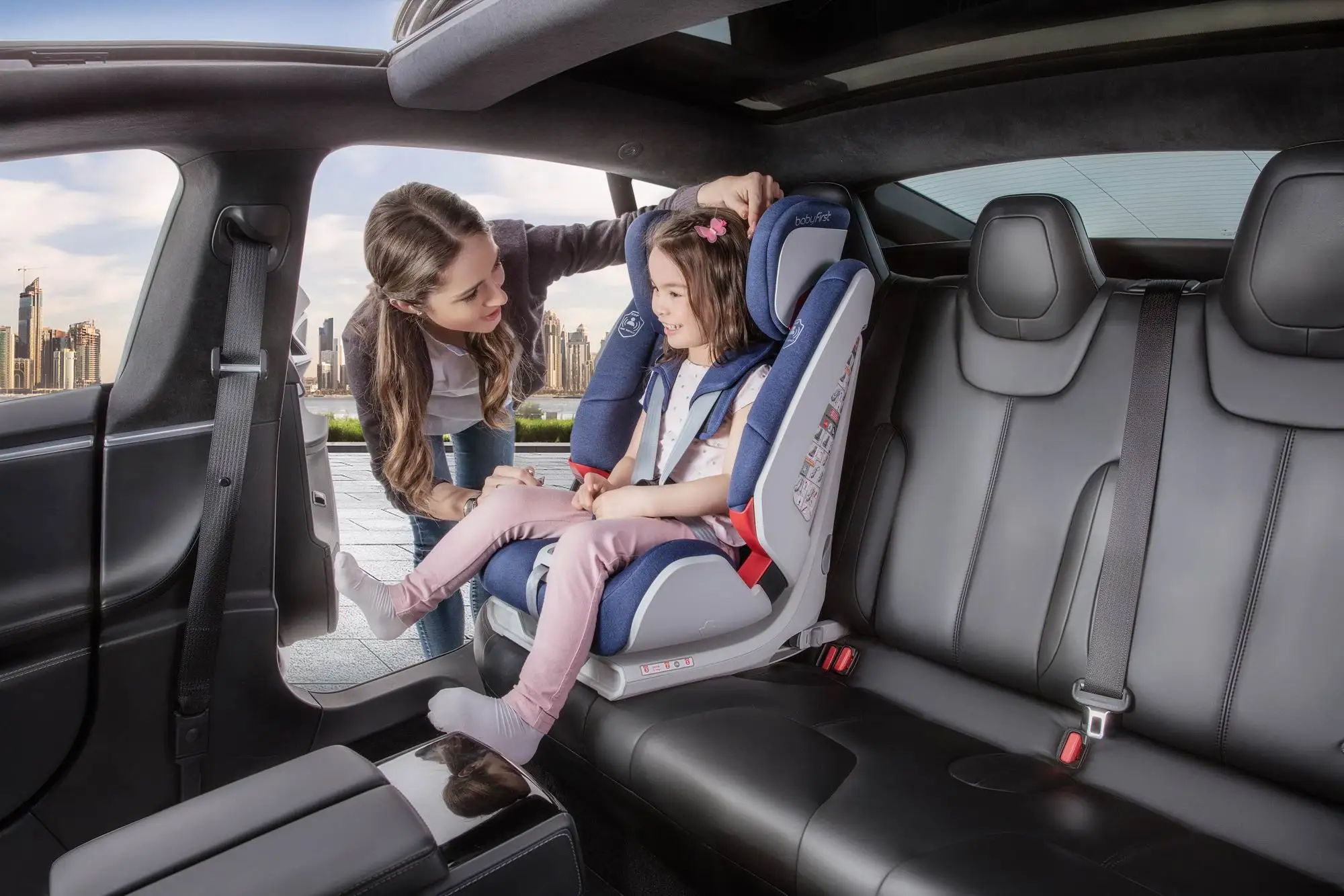  Одобренные ECE регулируемые подголовники Группа I + II III с Isofix детские автомобильные кресла
