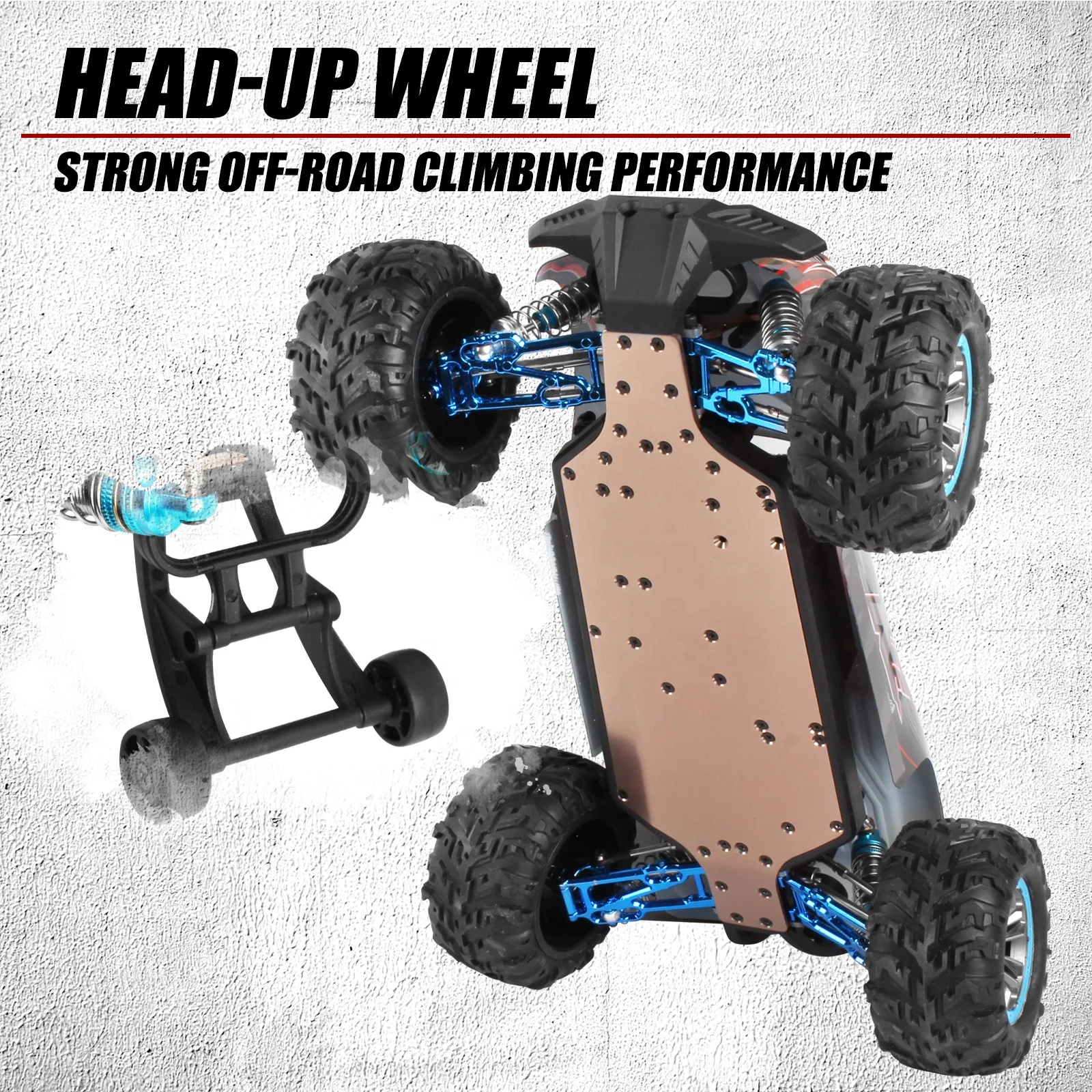 High Speed RC 100+km/h Brushless Hobby Radio Control Stunt Car waterproof walk on water Vehicles Metal base Off Road 1:10 2.4Ghz