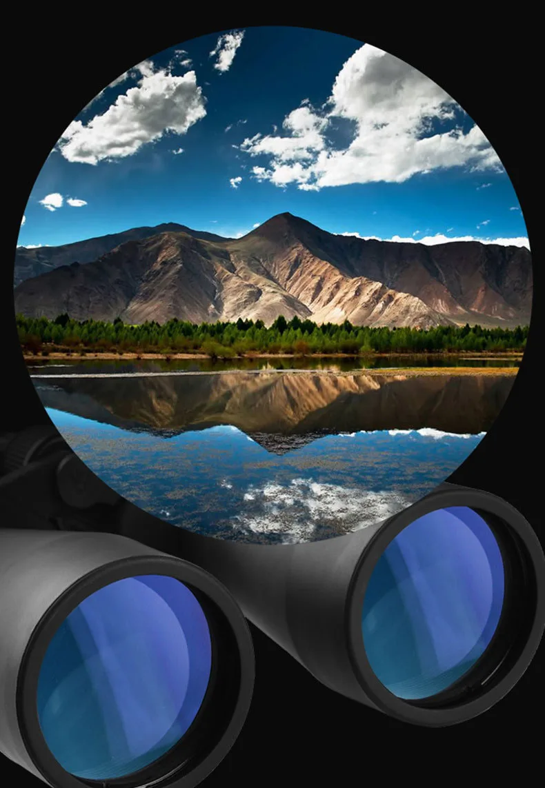 Large Objective Lens Powerful 20-180x100 Zoom Binoculars Ill Night Vision Long Range Bird-watching Outdoor Telescope Binoculars