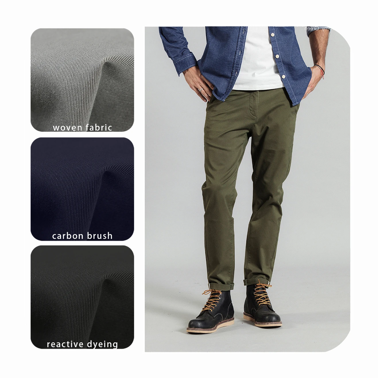 Good Price 300gsm 21*16 Trousers Pants Fabric Textile Pilates Pants Bamboo Viscose Fabric UNIQLO Fabric For Pants