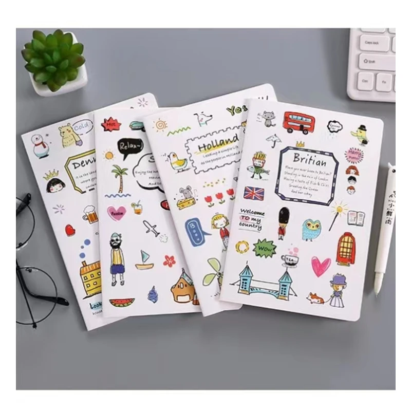 32k color pages notebook luxury custom student soft Notebook