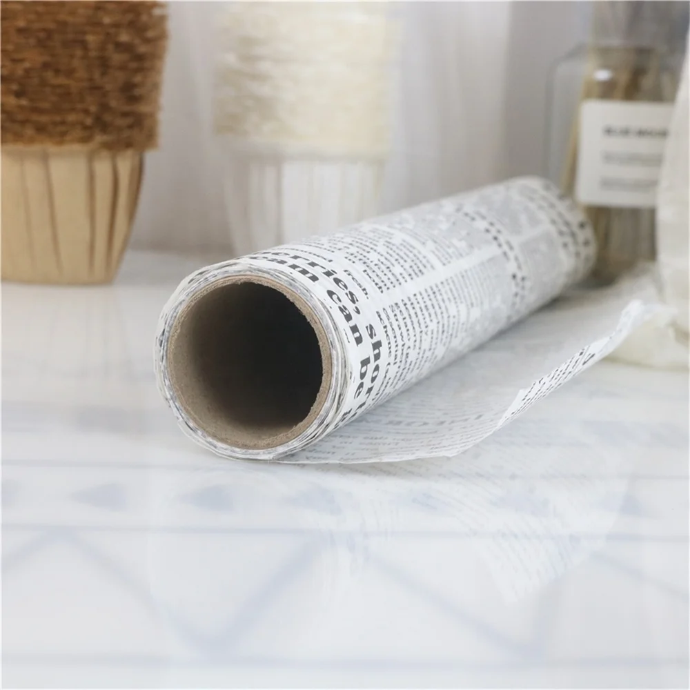 Custom Pattern Printed dessert and candy Twisting Wax coated Paper