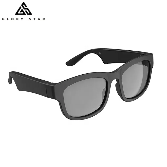 Glory star factory price Wireless Speaker Headset music 5.0 Smart Audio Glasses digital glass Audio Blue tooth Sunglasses