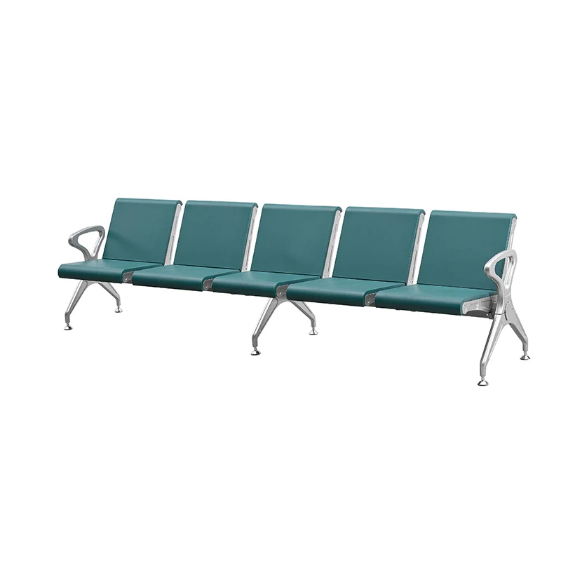 FLYA Furniture Hospital Transfusion Chair Hospital Waiting Chair 3-seater With Infusion Stand Iv Chairs