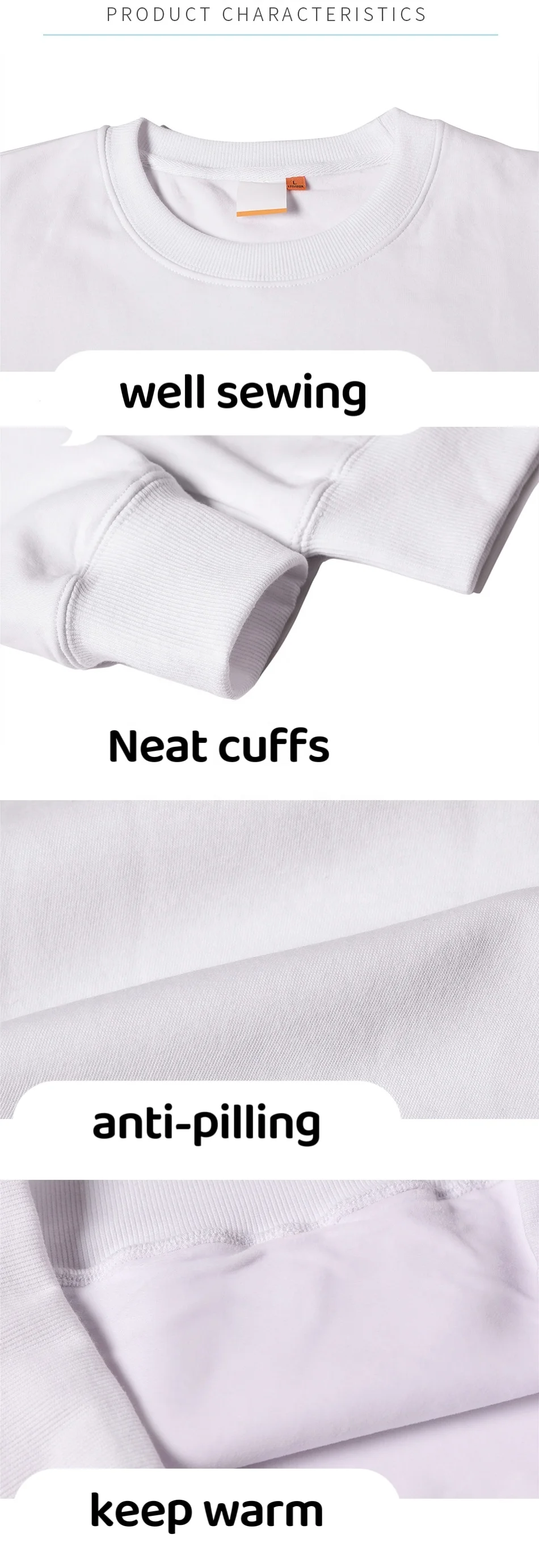 high quality Drop Shoulder For Men Unisex Blank Oversize Custom Sweatshirt