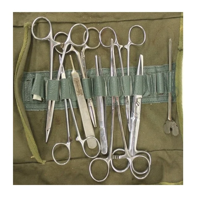 Personal Size Military Surgical Kit With Multipurpose Surgical Scissors And Forceps