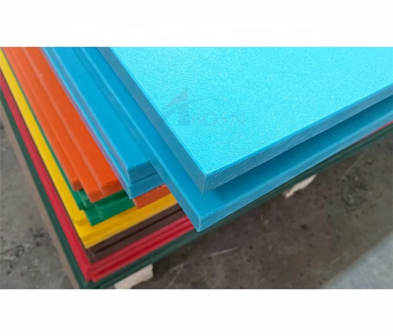 HDPE double color plastic sheet and board playground pe sheet, Sandwich PE boards