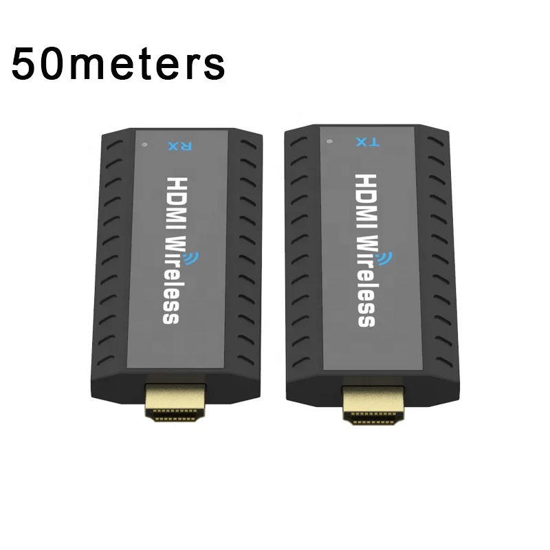 50M 1080P 60Hz Wireless HD HDMI Video Extender Transmitter & Receiver Display Adapter Dongle for TV Monitor Projector switch PC