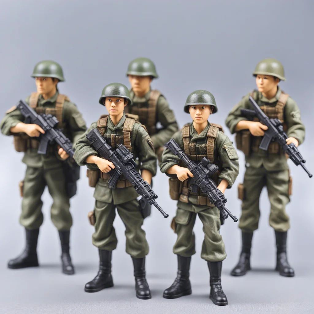 Soli Custom 6 inch Realistic Human Toy, 3D Plastic Military Toy PVC Figures Wholesale