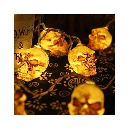 Manufacturer Wholesale Halloween pumpkin lantern LED string lights Party Decoration Hanging