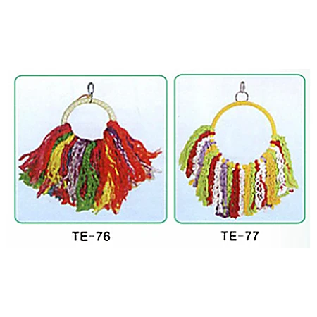 bird parrot color cotton rope toys hot selling pet toys
