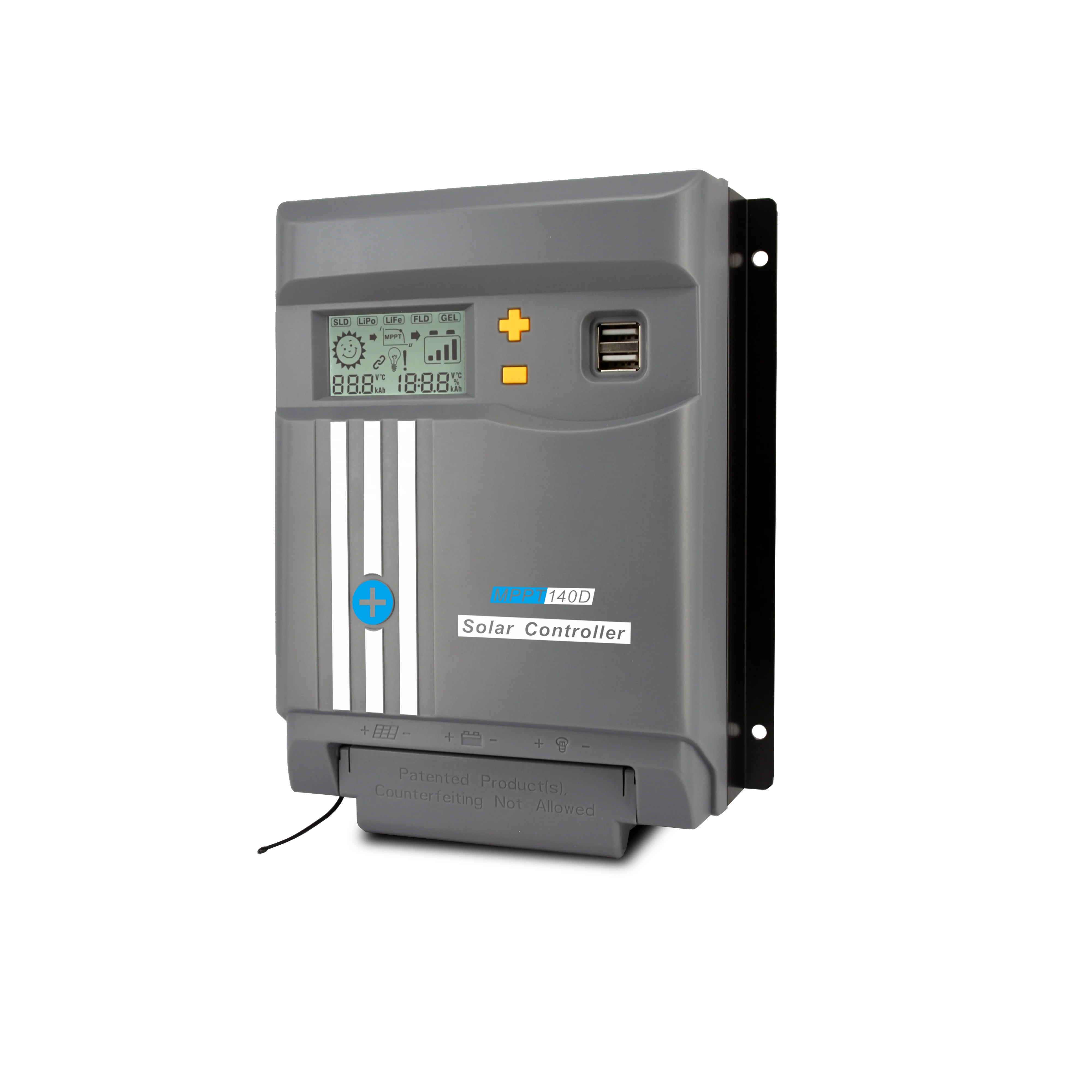 Solar controller Lead Acid / Lithium MPPT Solar Charge  Regulator 12/24V with Buletooth WIFI 485 communicat  98% efficiencyion