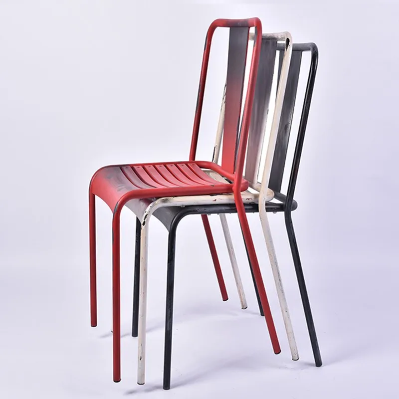 
Industrial Furniture antique metal coffee chair 