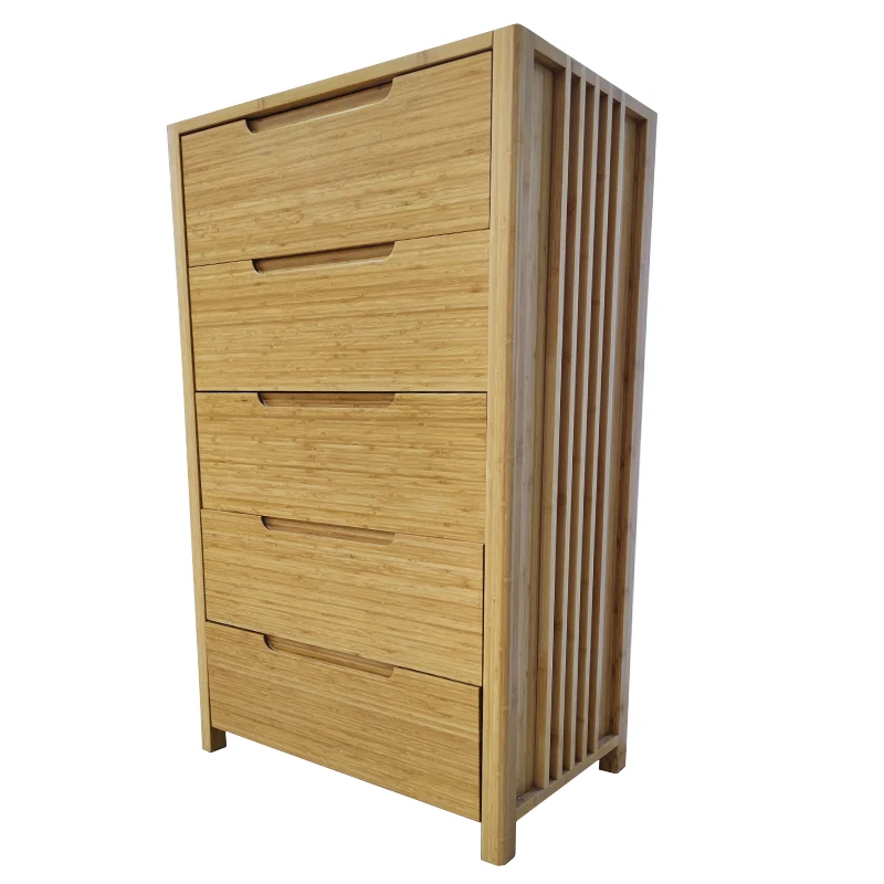 Chest of drawers 2021 Living room simple and creative natural wood tea cabinet Chinese style Tea side cabinet