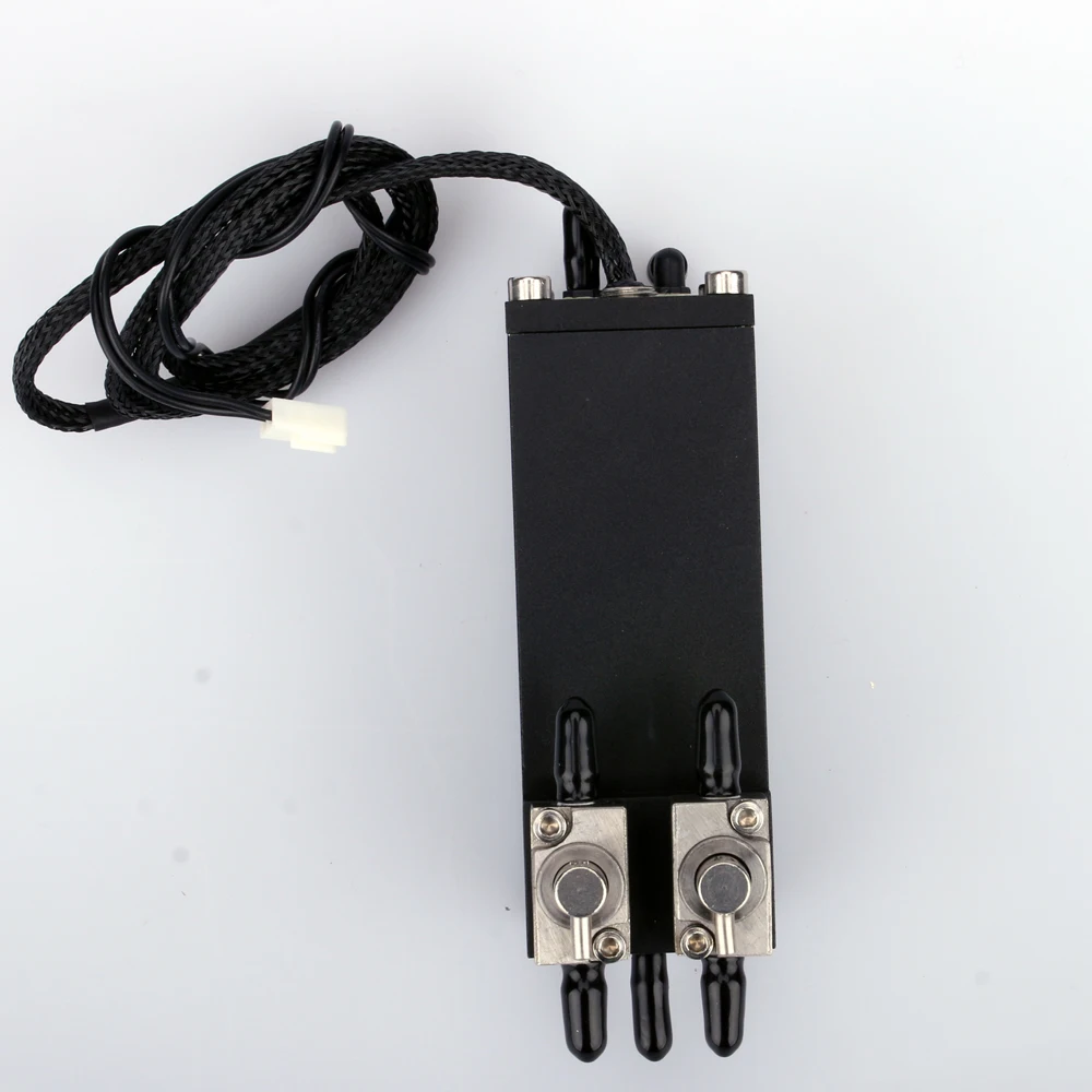 1times metal ink cartridge with step and float and  2 metal valves on the side Ink Tank Inkjet Sub Tank