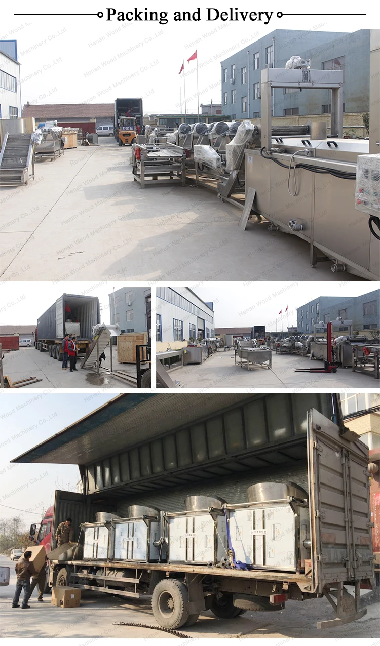 industrial vaccum packing machine peanut frying production line