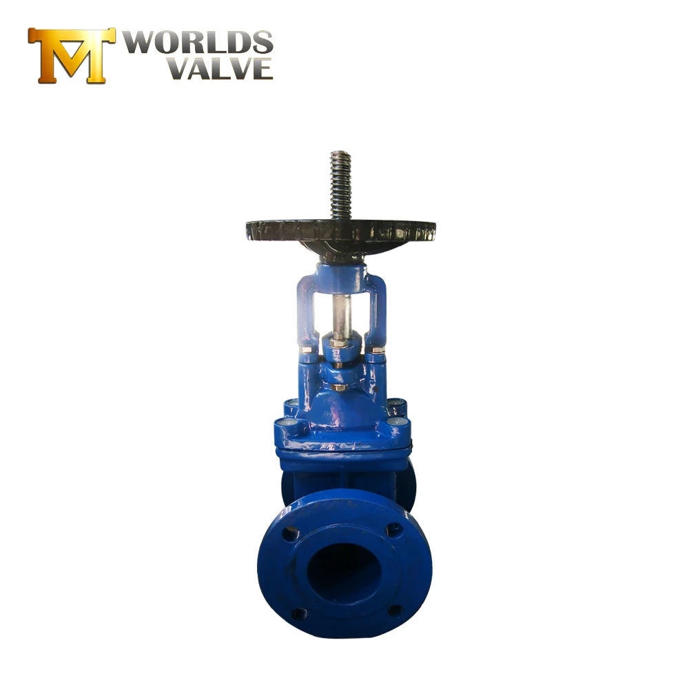 Drawings custom made cast iron rising stem flanged steel water seal gate valve
